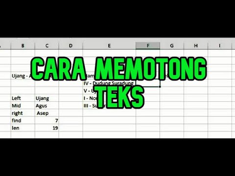 Video: Cara Memotong Teks