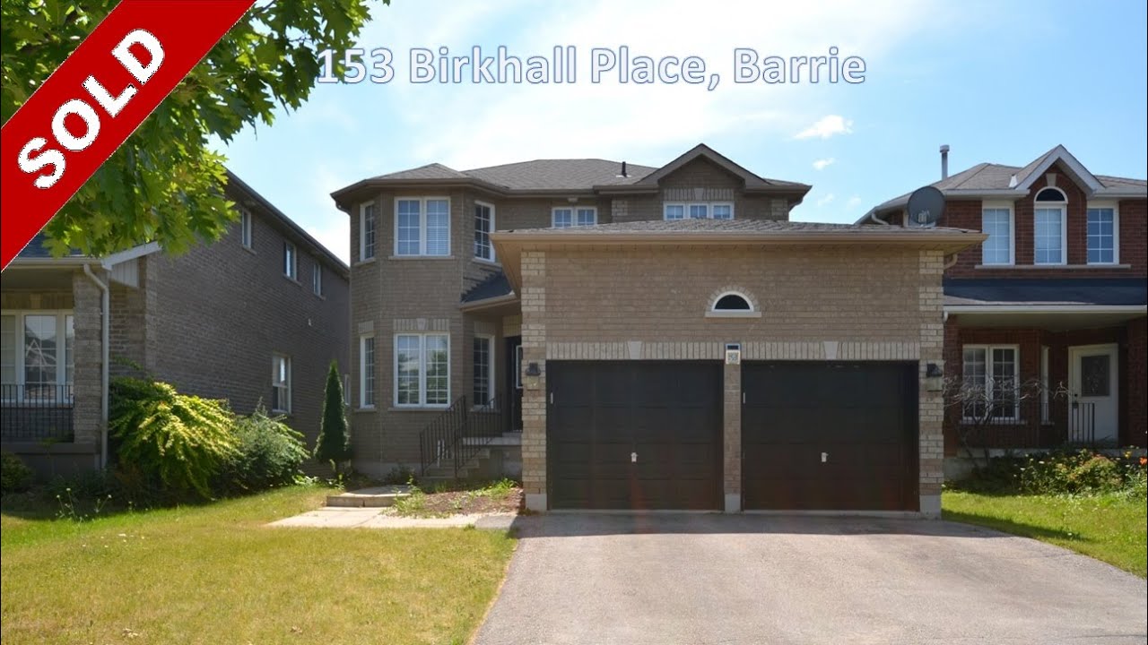 153 Birkhall Place, Barrie Home for sale in Barrie YouTube