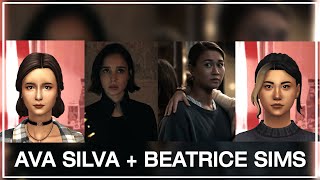 Making Ava Silva & Beatrice as Sims in Sim 4 || Warrior Nun