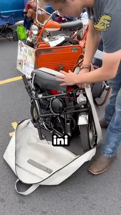The Smallest Motorcycle That Can Fit in a Bag!