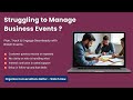 How to Use Events Feature in BizAIO | Schedule &amp; Manage Meetings &amp; Activities | Axiroz