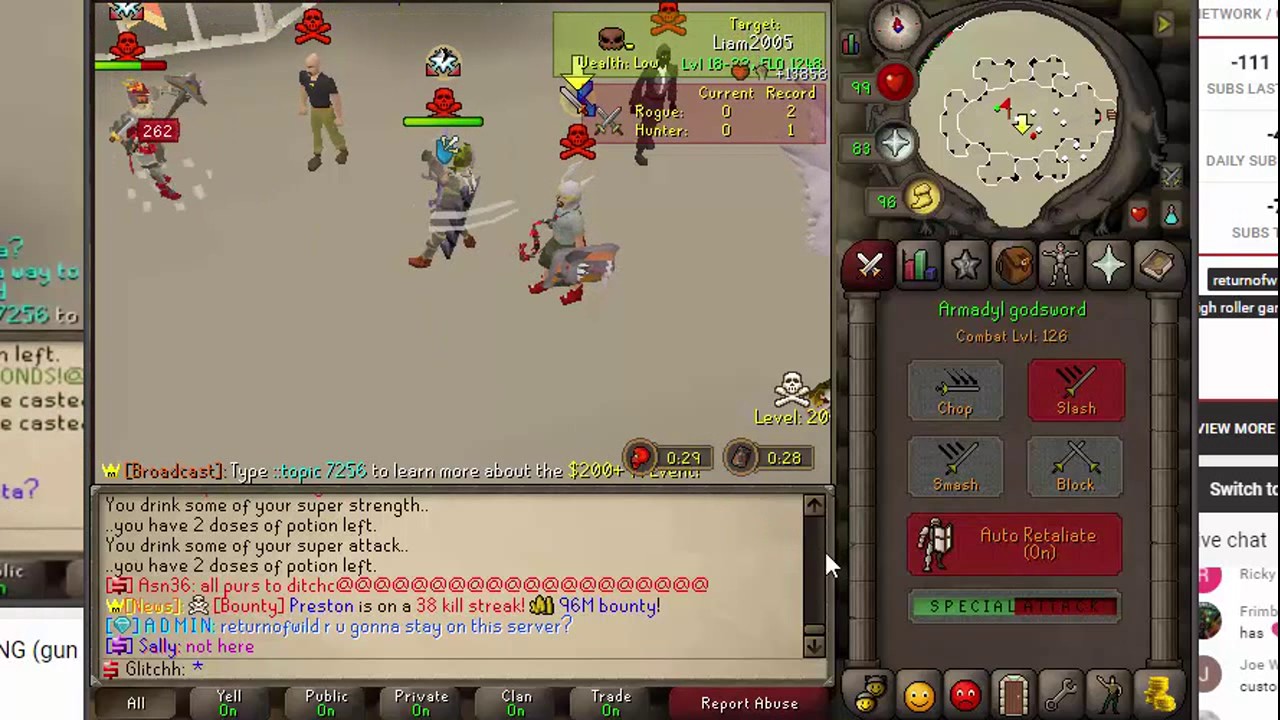 [RSPS] SpawnPK - ReturnOfWilderness vs Glitchh