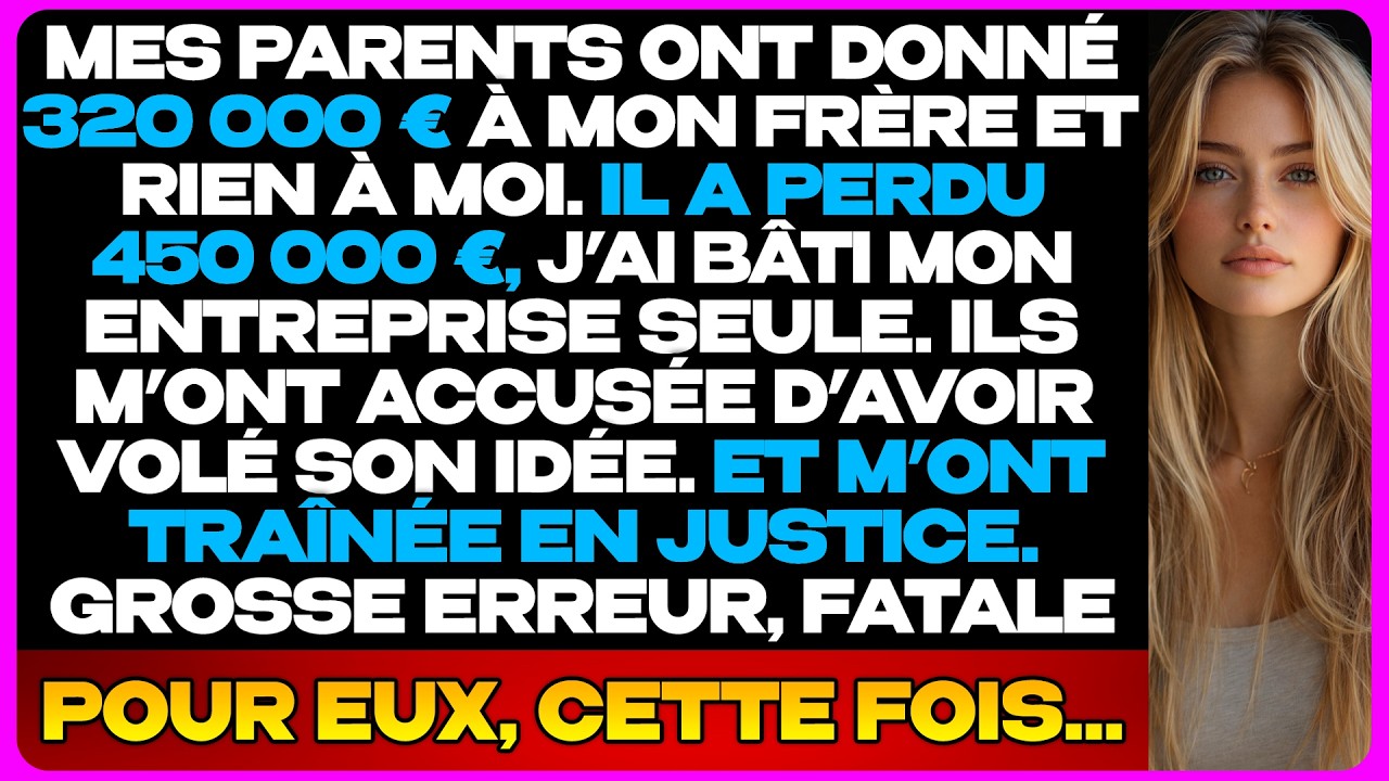 « 320 000 € Pour Mon Frère, 0 € Pour Moi » — Ils Ont Tenté De Me Faire Tomber...