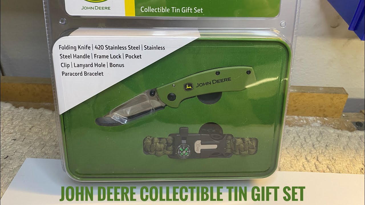 Набор ножей в жестяной коробке John Deere @thelefthandedshooter99