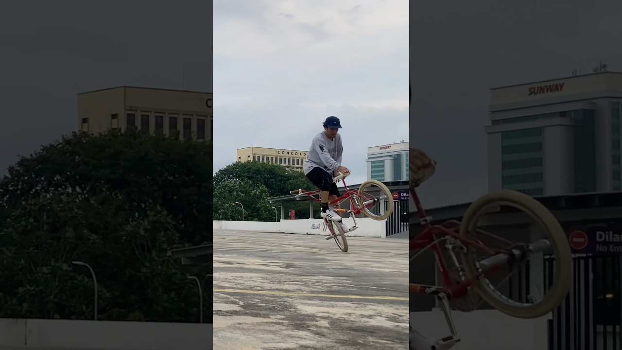 Into Funky Chicken 🐓 #bmx #bmxflatland