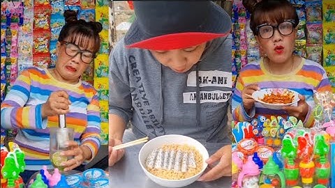 Hiếu Kute | Mì tôm thanh long, trà chanh giã tay cùng cô 2