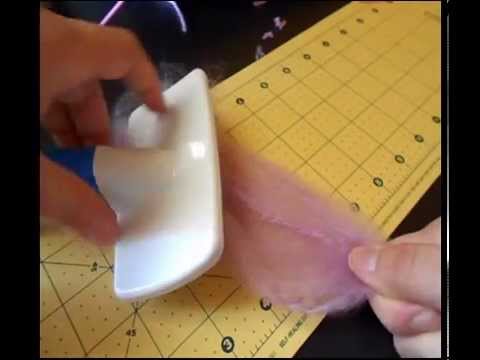 How to brush out acrylic fiber