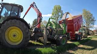 How To Drive John Deere 6250R Heizohack - Hackguterzeugung Krampe Big Body Dibra Öko