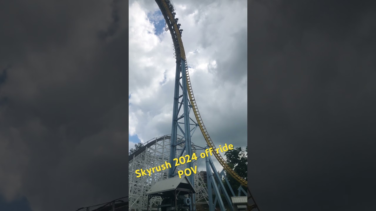 Skyrush at Hersheypark off ride 2024! Best Intamin ever!!! //Hersheypark,PA 