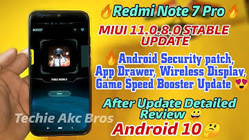 Redmi Note 7 Pro 11.0.8.0 New Stable Update Review | Android 10, Hidden settings After Update review