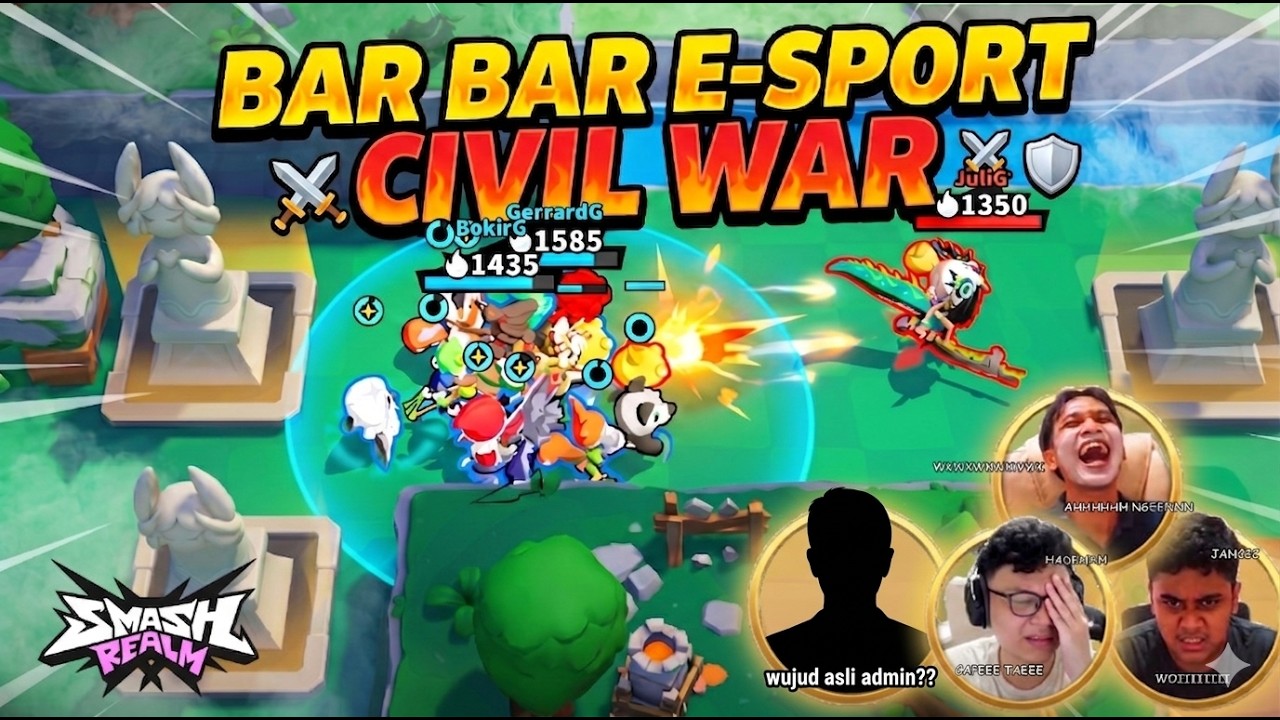 GAME INI SERU BANGET COY... AKHIRNYA FACECAM | SMASH REALM