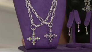 Barbara Bixby Sterling & 18K Gemstone Enhancer or Earrings on QVC