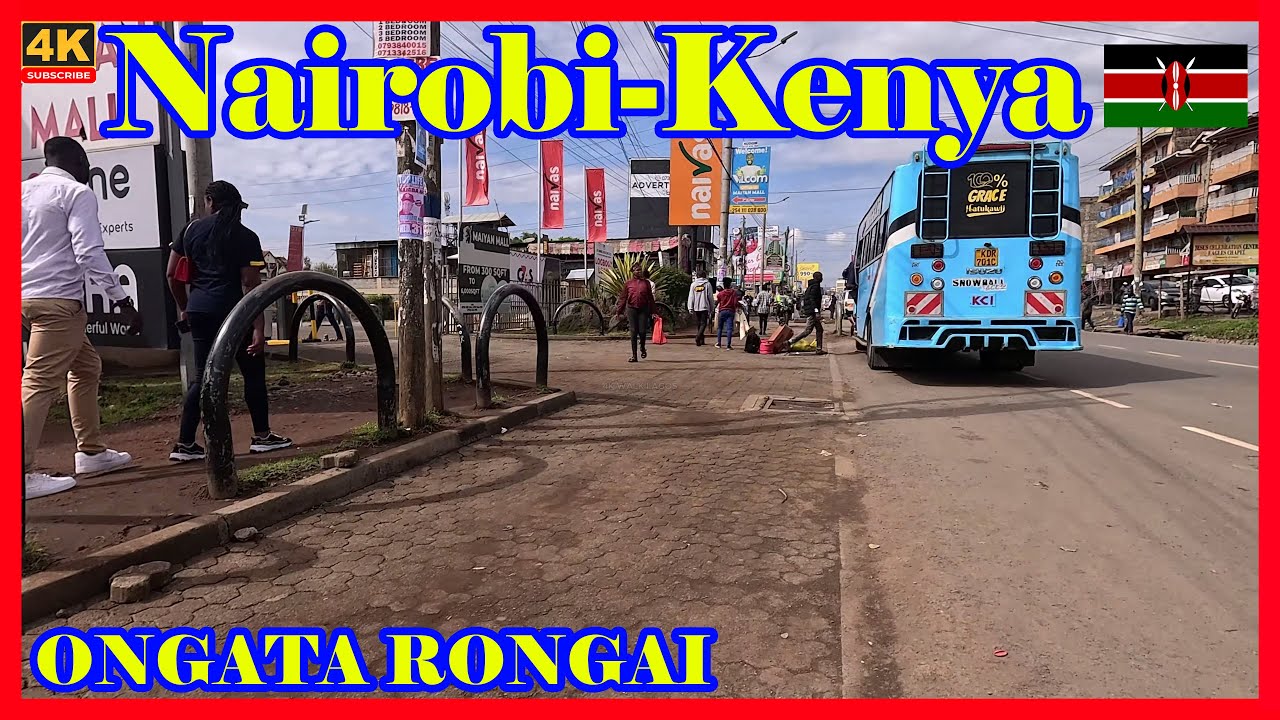 🇰🇪Ongata Rongai Tour | Nairobi Suburb Walk (4K UHD)