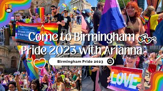 Come to Birmingham Pride 2023 with Arianna 🏳‍🌈🌈 • UoB Student Vlog #UniversityofBirmingham