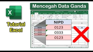 Cara Mencegah Input Data Ganda di Excel