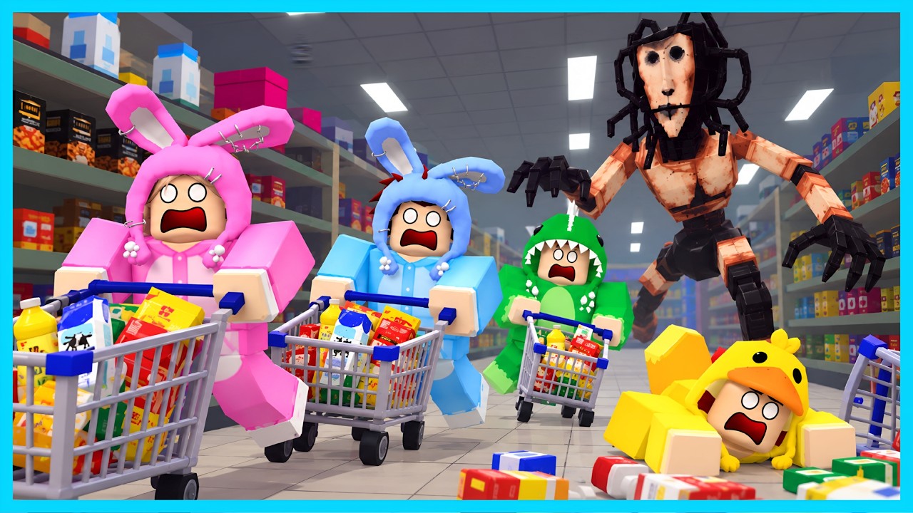 MIPAN & ZUZUZU Belanja Di Toko Jam 3 Malam Dan Ketemu Locust Dr No Where! ROBLOX