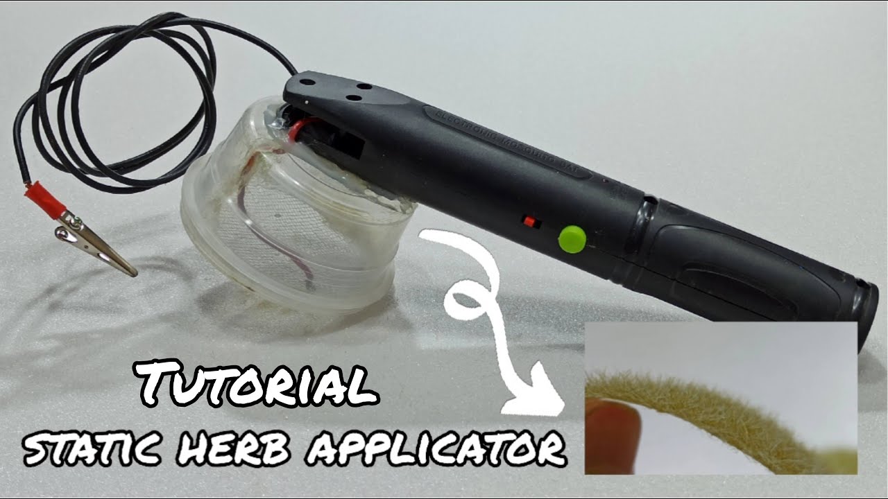 Applicatore erbetta elettrostatica fai da te, DIY Electrostatic grass applicator