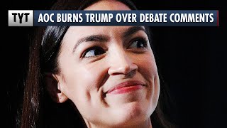 AOC's PERFECT Response to Trump's "AOC+3" Debate Moment
