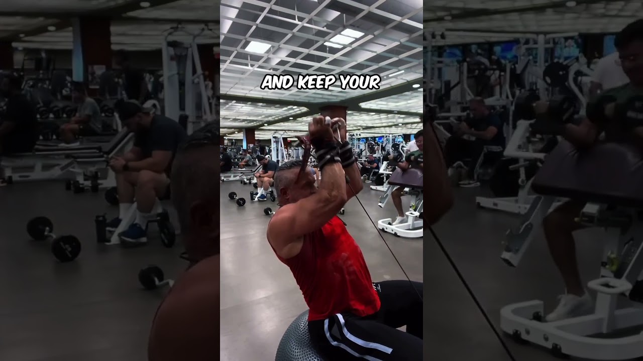 Try these seated cable front presses using the cable row handle as a handleto blast your front delts