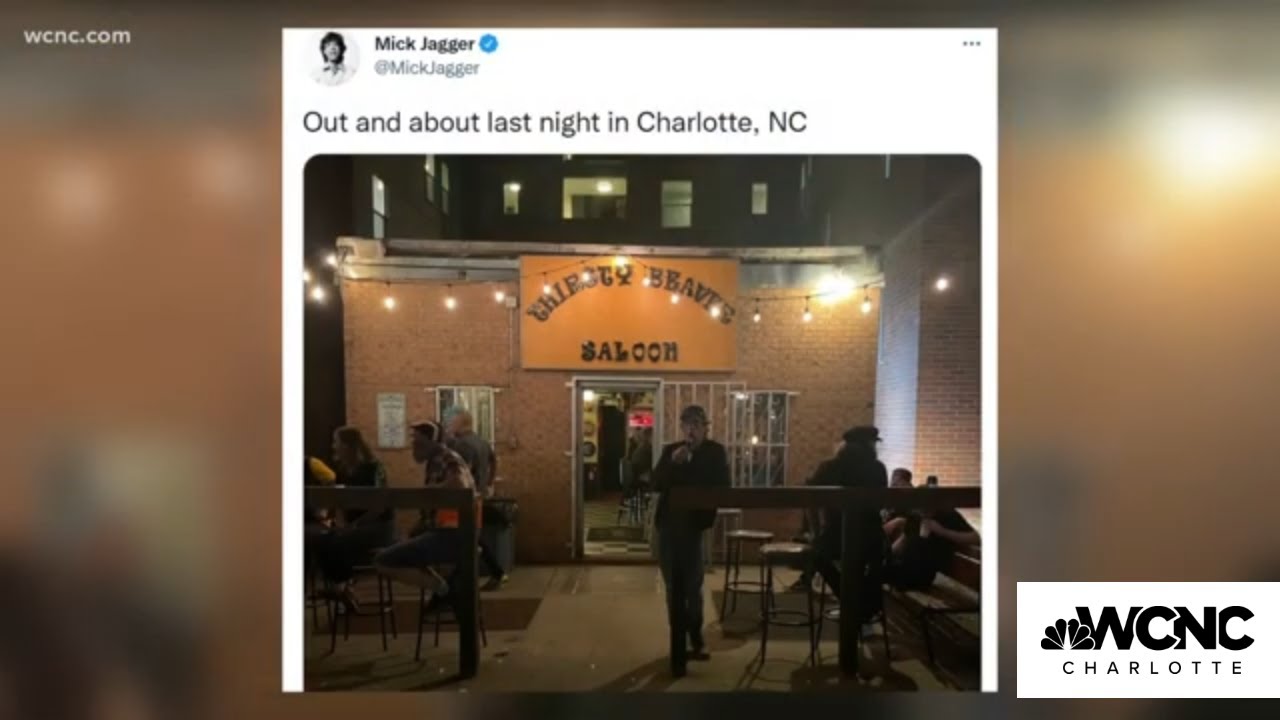 Mick Jagger explains Thirsty Beaver photo