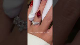 Ultimate Diamond Ring Stack 💍✨ Luxury Stacked Rings | Engagement Ring Goals #shorts