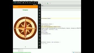 Compass using sensor and sensormanager in android screenshot 5
