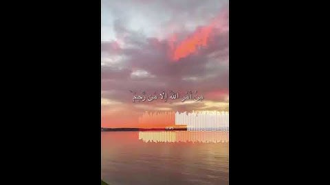 {وَهِيَ تَجْرِي بِهِمْ فِي مَوْجٍ كَالْجِبَالِ} سورة هود ايه 42 طهر سمعك🍂💛.