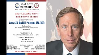 2023 Leading from the Front: Army GEN David Petraeus (RET)