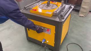 XB40A steel bar bending machine testing videos
