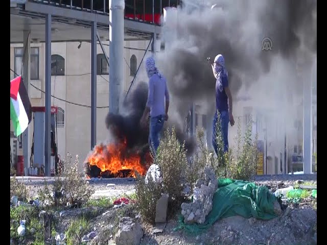 اشتباكات بين جنود إسرائيليين ومتظاهرين فلسطينيين