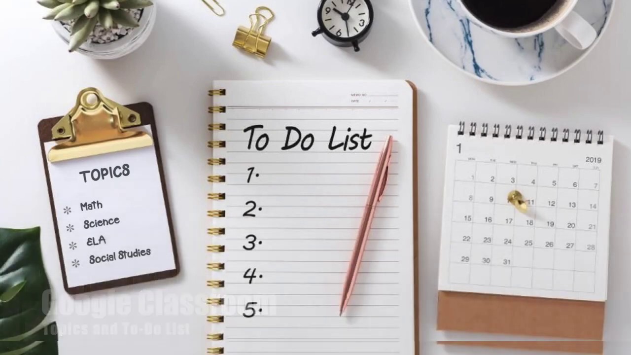 Google Classroom Topics & To Do Lists - YouTube