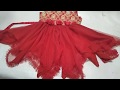 How to make baby frock hanky frock Rumal cut cutting tutorial