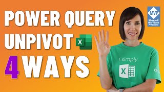 power query unpivot - fix 4 common data layouts (incl. workbook)