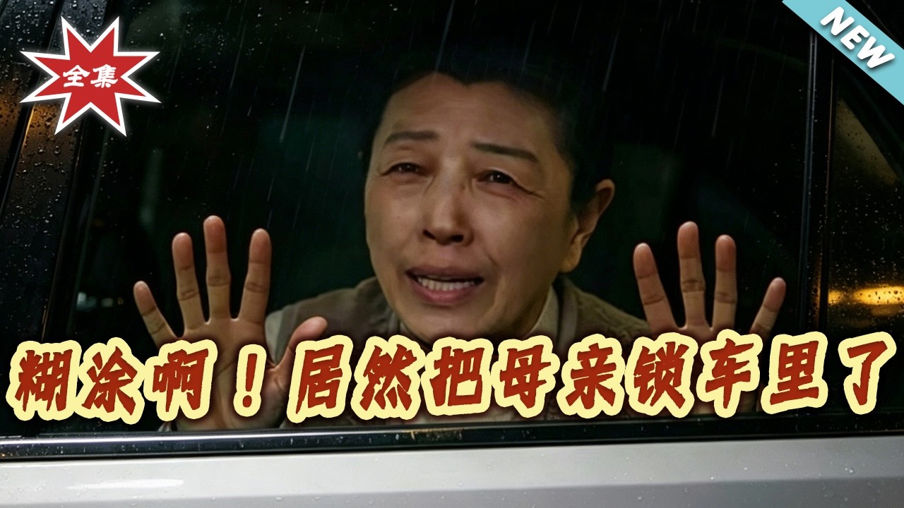 糊塗啊！竟把母親鎖在車裡