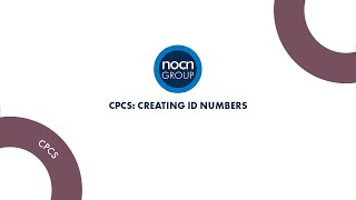 CPCS - Creating ID Numbers