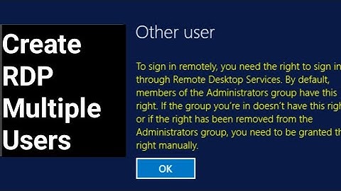 Windows RDP 2025 Tutorial | Create New User Account with Full Access Permissions