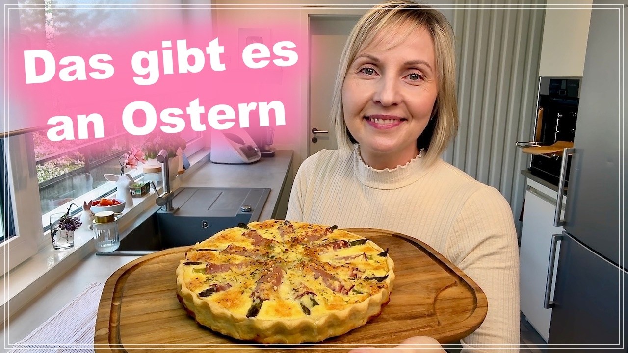 🐰🐣 Unsere HAUPTSPEISE zu OSTERN 😋 - Spargelquiche mit grünem Spargel - Thermomix® Rezept
