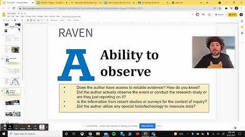 AP Seminar: RAVEN