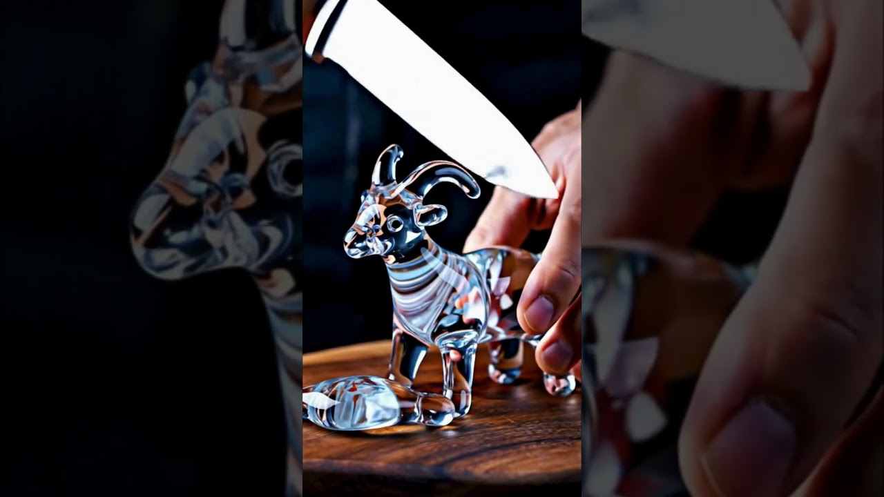 Little Cute Goat Cutting ASMR Video 