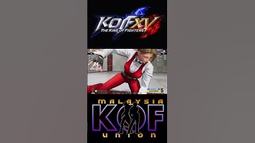 KOF XV patch 2.42 King corner air counter hit 100% combo damage #kof15 #kofxv #kof