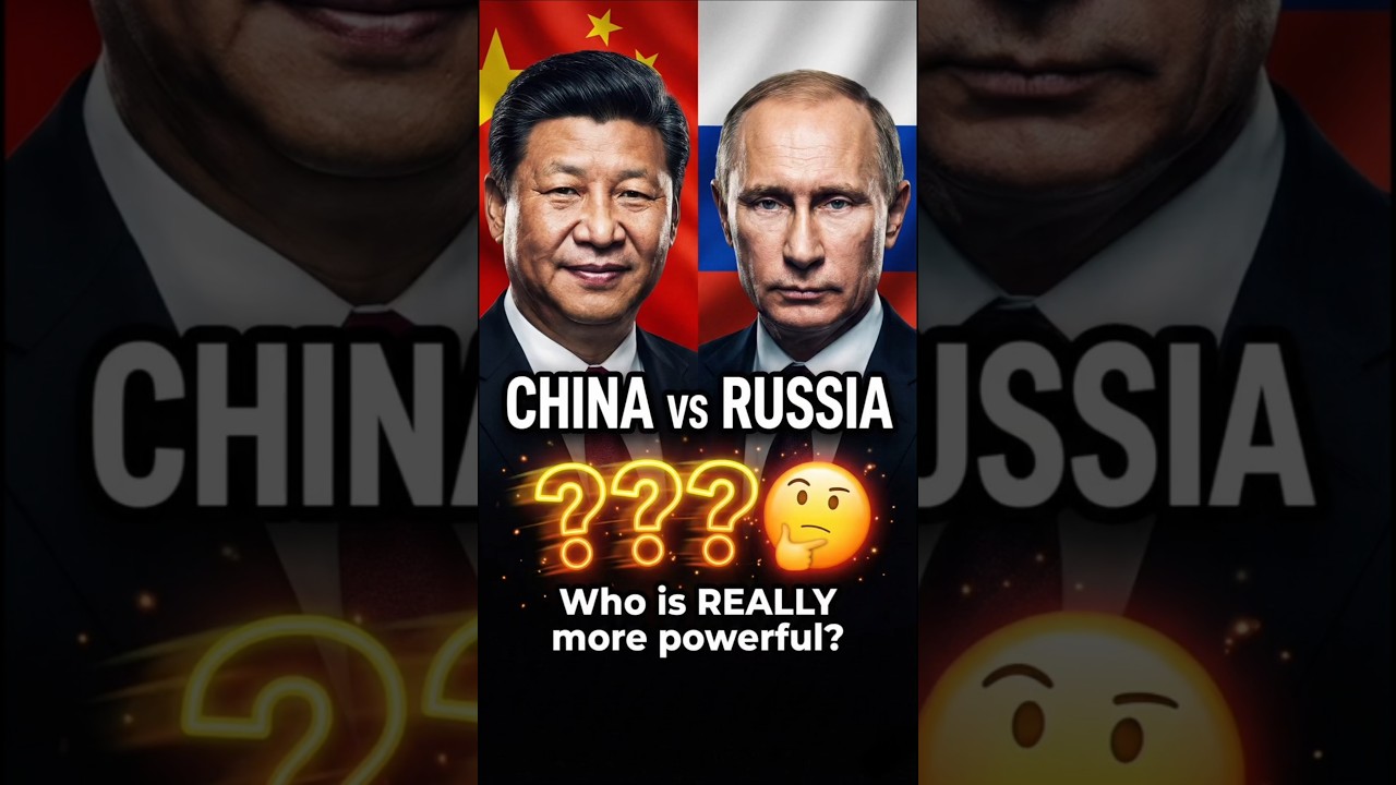 Russia vs China 🇷🇺🇨🇳 Superpower Comparison 2026 😱 | Economy & Power 