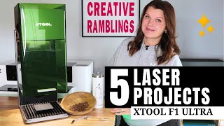 5 Laser Engraver Projects with the xTool F1 Ultra