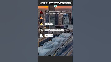 Top Architects 🏛️ #top5  #architects  #architecturelovers  #architecture  #architectureshorts