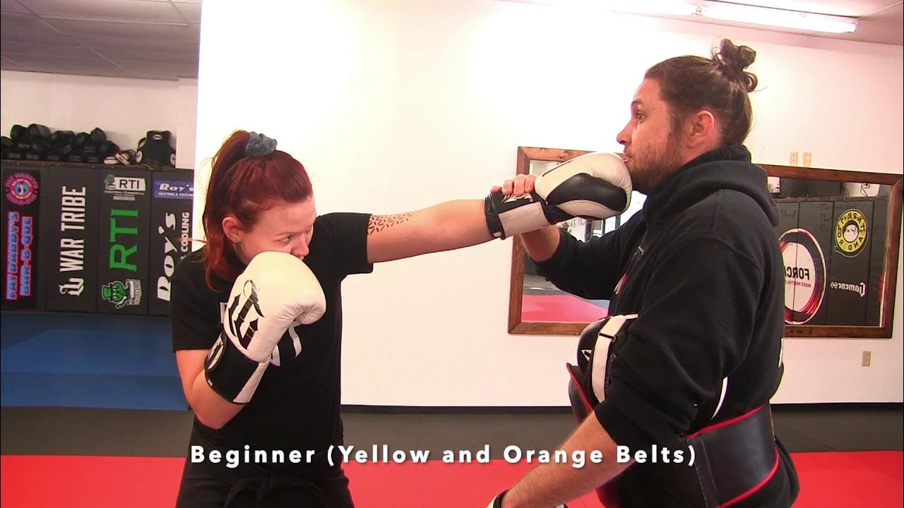 Youth and Teen Kickboxing Requirements Yellow Orange Belts YouTube