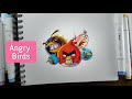 Ohuhu markers  angry birds drawing  tutorial shorts