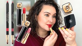 CHANEL ROUGE ALLURE CAMELIA LIPSTICKS + NEW LIP LINERS