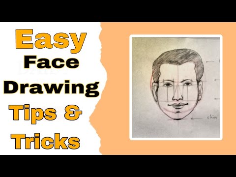 How to draw face step by step face drawing tutorial for beginners - YouTube