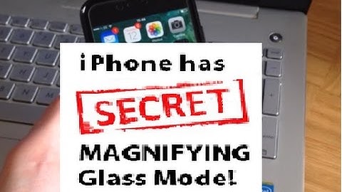 Secret Magnifying Glass Mode in iPhone is packed with features! iOS 10