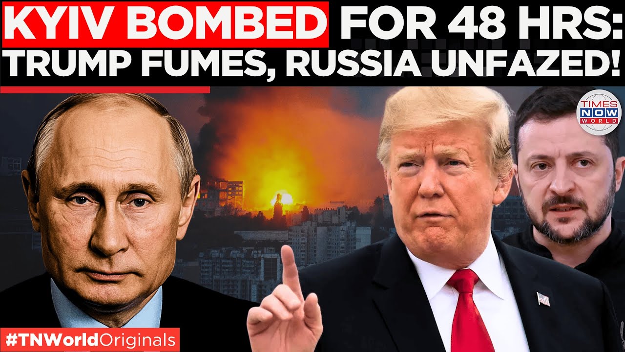 Russia Bombs Kyiv in Major Retaliation as Trump Says ‘Biden Lit the Fuse’ | Times Now World