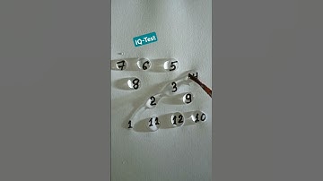 Nổi các giọt nước lần lượt từ 1 đến 11 #iqtest #games #shorts
